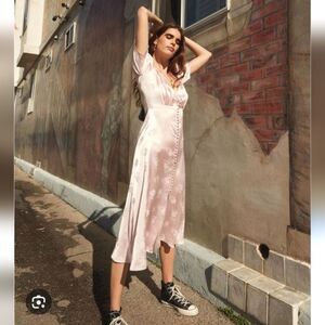 The Kooples Paris Rose Taille Midi Dress Size 2